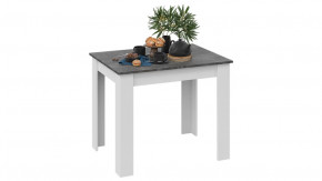 Стол обеденный «Промо» тип 1 Белый/Ателье темный в Когалыме - kogalym.mebel-tymen.ru | фото