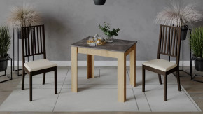 Стол обеденный «Промо» тип 1 Дуб Крафт золотой/Ателье темное в Когалыме - kogalym.mebel-tymen.ru | фото