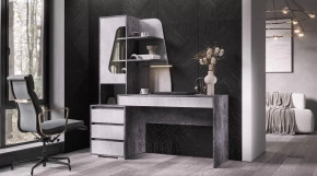 Стол Пифагор Цемент светлый / темный в Когалыме - kogalym.mebel-tymen.ru | фото