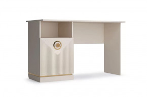 Стол письменный "Капри" Сатин/Сатин в Когалыме - kogalym.mebel-tymen.ru | фото