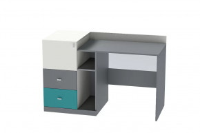 Стол письменный Клео Ст-1, 1300 мм, графит, миндаль, океан Диал в Когалыме - kogalym.mebel-tymen.ru | фото