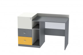 Стол письменный Клео Ст-1, 1300 мм, графит, миндаль, солнечный Диал в Когалыме - kogalym.mebel-tymen.ru | фото