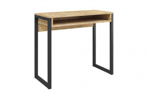 Стол письменный Леонардо, дуб бунратти/черный в Когалыме - kogalym.mebel-tymen.ru | фото