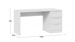 Стол письменный «Марли» Тип 2 Белый в Когалыме - kogalym.mebel-tymen.ru | фото