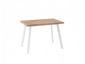 Стол раздвижной Borg-110, дуб каньон/белый в Когалыме - kogalym.mebel-tymen.ru | фото