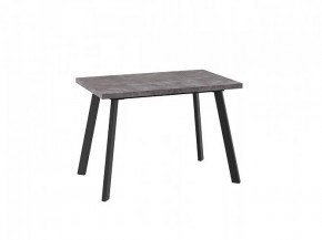 Стол раздвижной Borg-110, дымчатая керамика/черный в Когалыме - kogalym.mebel-tymen.ru | фото