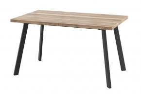 Стол раздвижной Borg-140, дуб каньон/черный в Когалыме - kogalym.mebel-tymen.ru | фото