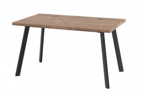 Стол раздвижной Borg-140, дуб велингтон/черный в Когалыме - kogalym.mebel-tymen.ru | фото