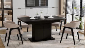 Стол раздвижной «Детройт» Тип 1 Черный в Когалыме - kogalym.mebel-tymen.ru | фото