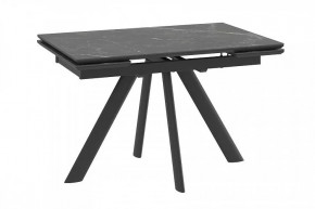 Стол раздвижной Jack-120, stone black st cer/черный в Когалыме - kogalym.mebel-tymen.ru | фото
