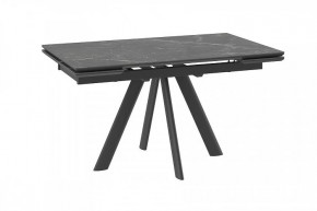 Стол раздвижной Jack-140, stone black st cer/черный в Когалыме - kogalym.mebel-tymen.ru | фото