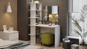 Стол с зеркалом Тип 4 Белый Ясень в Когалыме - kogalym.mebel-tymen.ru | фото