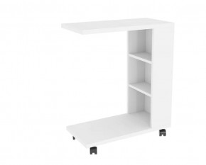 Столик прикроватный Мальта белый в Когалыме - kogalym.mebel-tymen.ru | фото