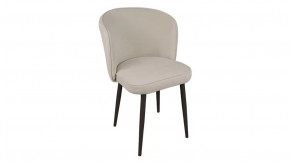 Стул «Боско»  Черный муар, Велюр DREAM Beige (бежевый) в Когалыме - kogalym.mebel-tymen.ru | фото