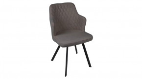 Стул «Лукас» Черный муар, Микровелюр BRENDY Latte в Когалыме - kogalym.mebel-tymen.ru | фото