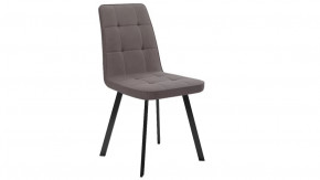Стул «Рони»  Черный муар, Микровелюр BRENDY Latte в Когалыме - kogalym.mebel-tymen.ru | фото