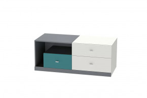 Тумба Клео Т-1, 1200 мм, графит, миндаль, океан Диал в Когалыме - kogalym.mebel-tymen.ru | фото