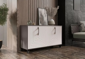 Тумба Квадро М-5, софт серый/софт вайт в Когалыме - kogalym.mebel-tymen.ru | фото