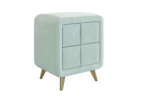 Тумба прикроватная Софи 2 мята (велюр) в Когалыме - kogalym.mebel-tymen.ru | фото