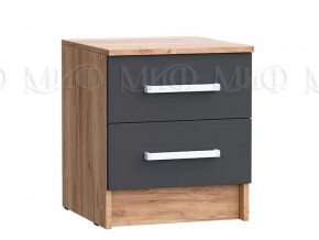 Тумба с 2мя ящиками 2 шт Мартина ЛДСП Графит, Дуб крафт в Когалыме - kogalym.mebel-tymen.ru | фото