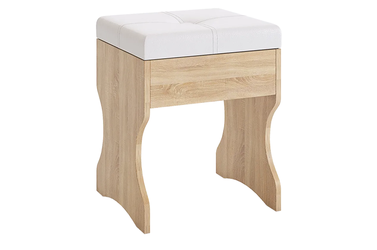 Пуф Виктория-1 дуб сонома в Когалыме - kogalym.mebel-tymen.ru | фото