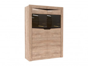 Витрина малая Версаль-5 Секция-11 Дуб баррик в Когалыме - kogalym.mebel-tymen.ru | фото